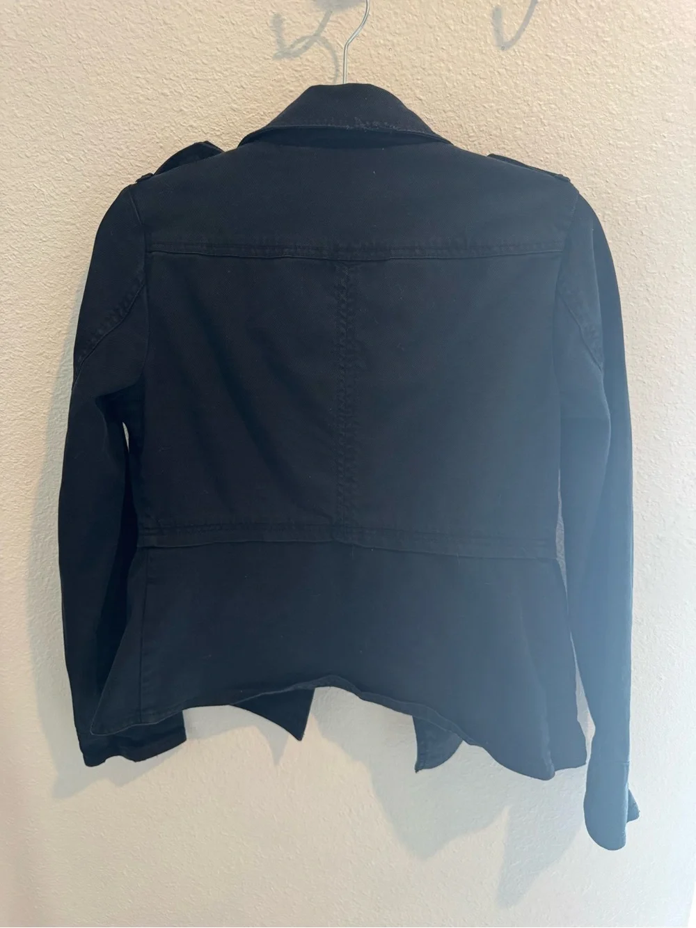 Divided pea coat